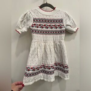 Janie & Jack 

Girls holiday sweater dress 3T.